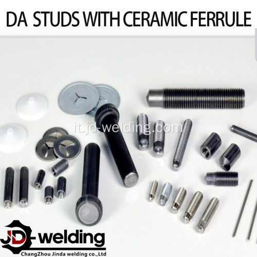 Stud arc disegnato con ghiera in ceramica